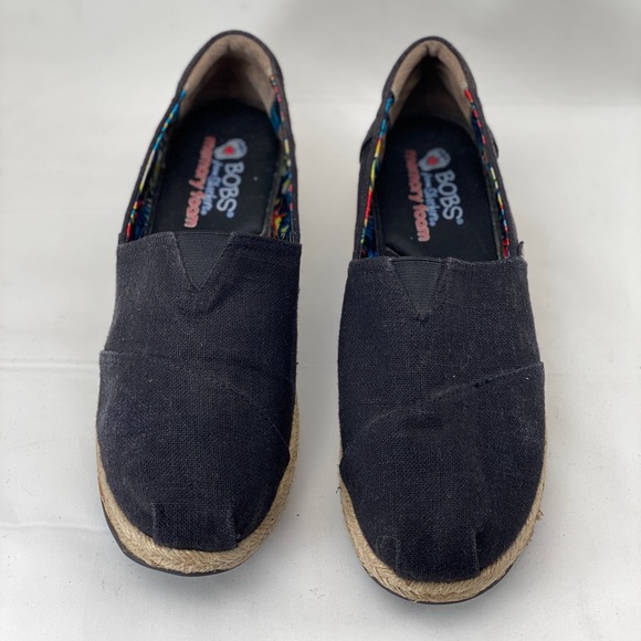 BOBS from Skechers Espadrilles Black size 9.5 - Picture 5 of 16